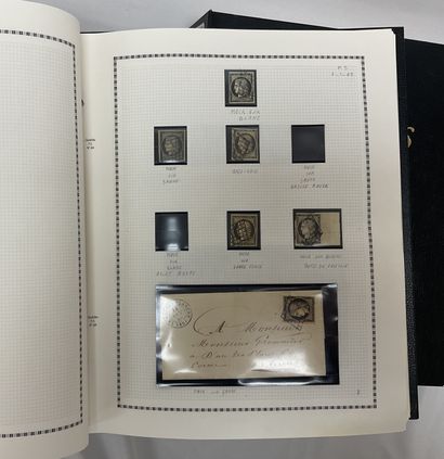 null France: Yvert bindings, classical part studied including letters, cancellations,...