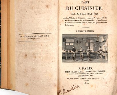 null BEAUVILLIERS, Antoine: The art of the cook. Volume 1 and 2 - supplement to the...