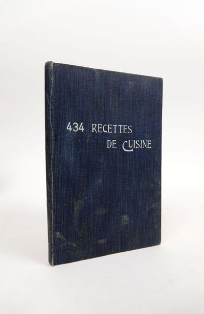 null 434 recipes collected by a lady. 3rd edition. Merbes-le-Château, 1903. In-8...