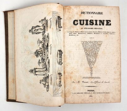 null BURNET: Dictionnaire de cuisine et d'économie ménagère…Librairie Usuelle, 1936....