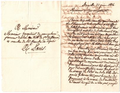 null Théophile BERLIER (Dijon 1761 – Dijon 1844) Conventionnel de la COTE D’OR 1792,...
