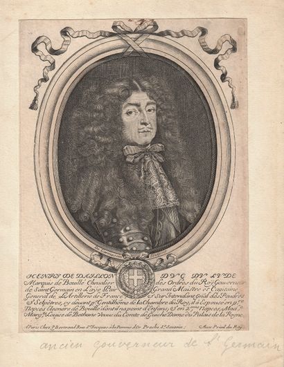 null Henry de DAILLON Comte du LUDE, de Bouillé, chevalier des Ordres du Roy, Gouverneur...
