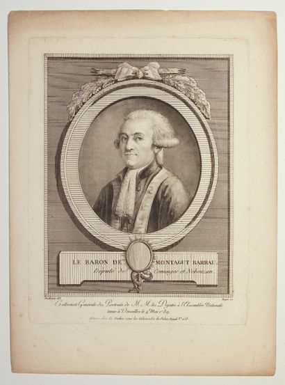 null BARRAU DE MONTAGUT (Pierre-Elisabeth-Denis) died in 1792 - Deputy of the Nobility...