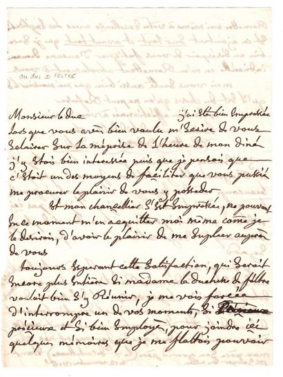 null Madame ÉGALITÉ. Louise-Marie-Adélaïde de BOURBON (1753-1821), dite Mademoiselle...