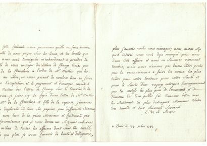 null MADAME DE STAËL (Madame NECKER, femme du Ministre des Finances de Louis XVI,...