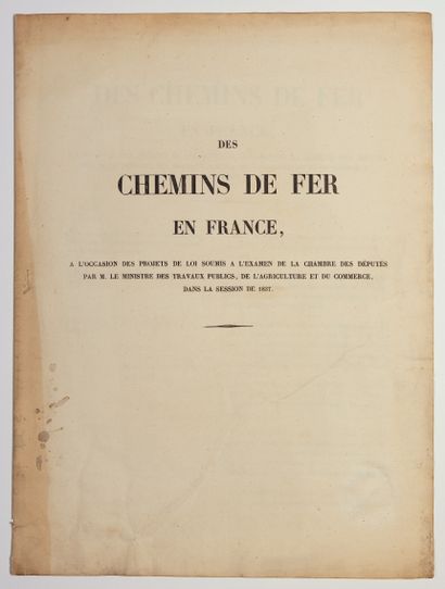 Création « DES CHEMINS DE FER DE FRANCE,...