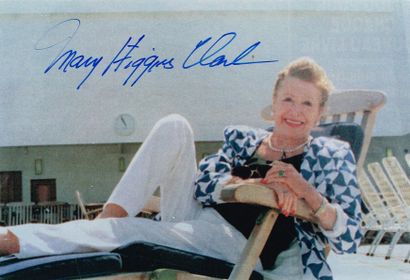 null Mary HIGGINS CLARK (1927-2020, American novelist and best-selling author) /...