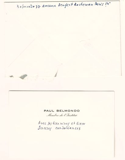null Paul BELMONDO (1898-1982, sculpteur, père de l’acteur Jean-Paul Belmondo) /...