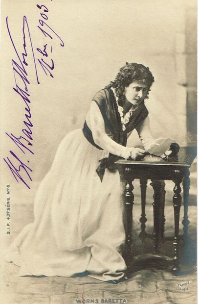 null Blanche BARETTA (1855-1939, actrice de la Comédie Française, épouse de l’acteur...