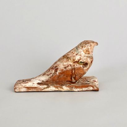 null Akhem falcon figurine, belonging to a statue of Ptah Sokar Osiris
Wood 15 cm...