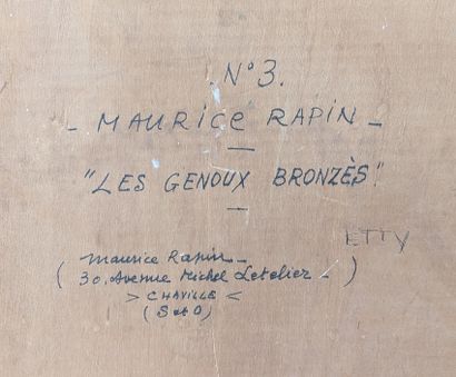 null Maurice RAPIN (1927-2000)
Les Genoux bronzés
Techniques mixtes sur cartons contrecollés...