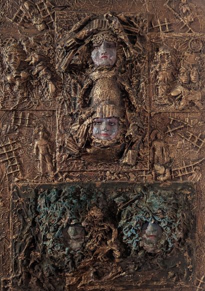 Mirabelle DORS (1913-1999)
Untitled
Bas relief,...
