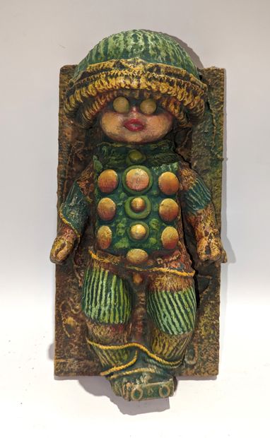 Mirabelle DORS (1913-1999)
Doll with hat,...