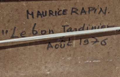 null Maurice RAPIN (1927-2000)
Le Bon jardinier, 1976
Techniques mixtes sur panneau...