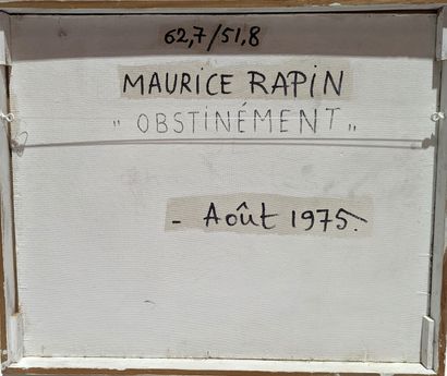 null Maurice RAPIN (1927-2000)
The Good Gardener, 1976
Mixed media on isorel panel
Signed...