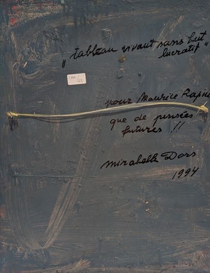null Mirabelle DORS (1913-1999)
Tableau vivant sans but lucratif, 1994
Bas-relief,...