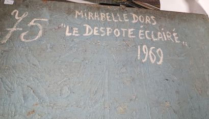 null Mirabelle DORS (1913-1999)
The Enlightened Despot, 1969
Bas-relief, mixed media...