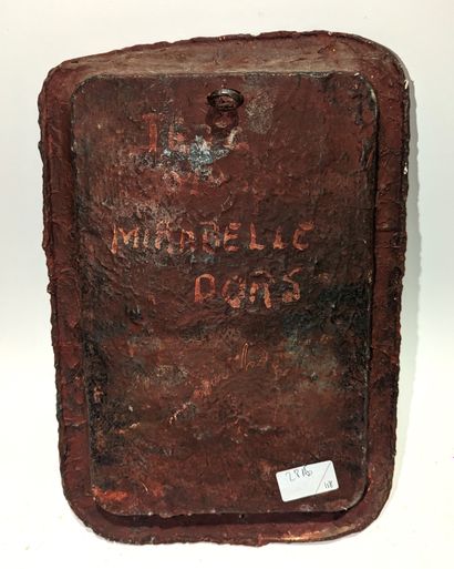 null Mirabelle DORS (1913-1999)
Tête
bas-relief, techniques mixtes et peinture
Signé...