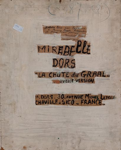 null Mirabelle DORS (1913-1999)
La Chute du Graal, new version, 1959
Mixed media...