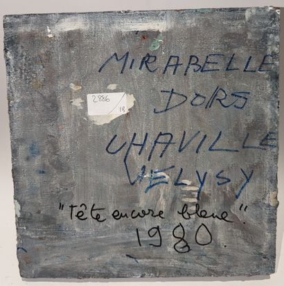 null Mirabelle DORS (1913-1999)
Tête encore bleue, 1980
Bas-relief, techniques mixtes...