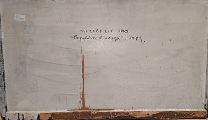 null Mirabelle DORS (1913-1999)
Population d'images, 1983
Collage rehaussé sur panneau
Signé,...