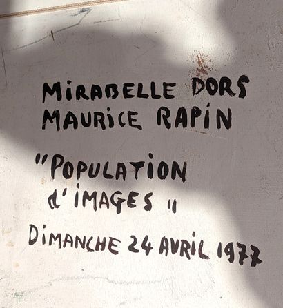 null Mirabelle DORS (1913-1999) Maurice RAPIN (1927-2000)
Population d'images, 1977
Techniques...