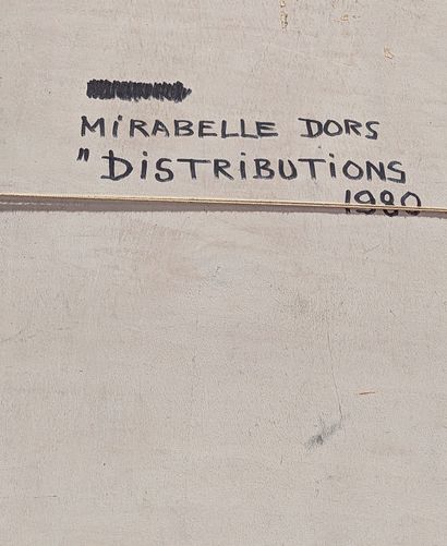 null Mirabelle DORS (1913-1999)
Distributions, 1980
Techniques mixtes et collages...