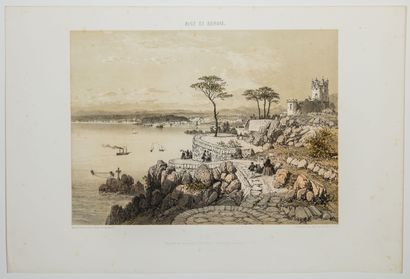 null ALPES-MARITIMES. "NICE, life taken from the end of Mont Boron". Engraving XIXth...