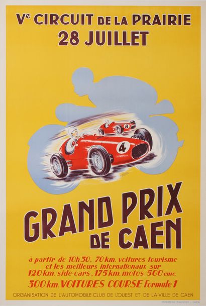 null Automobile/Caen/ACO/F1. Une belle surprise que cette affiche originale, en effet,...