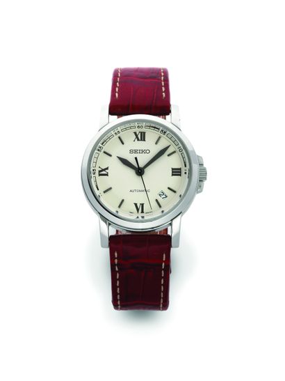 SEIKO Classique
Steel dress watch with automatic movement - Round steel case, smooth...