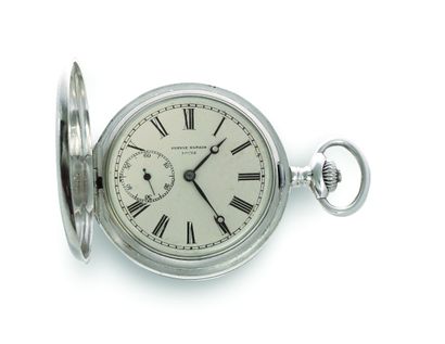 ULYSSE NARDIN - LE LOCLE & GENÈVE Savonnette
900 thousandths silver pocket watch...