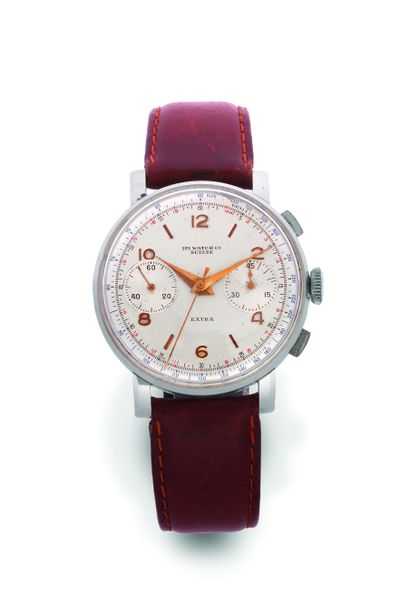 IPI Watch Co Suisse Extra
Montre chronographe en acier à mouvement mécanique • Boîtier...