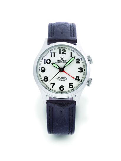 POLJOT INTERNATIONAL Classique alarm clock
Steel alarm watch with mechanical movement.
-...