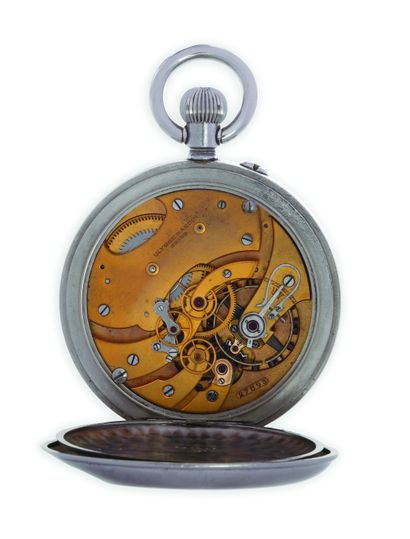 ULYSSE NARDIN Chronometer (probably for the Russian market)
Steel pocket watch with...