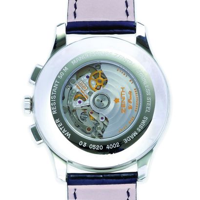 Zenith El Primero
Steel chronograph watch with automatic movement - Round steel case,...