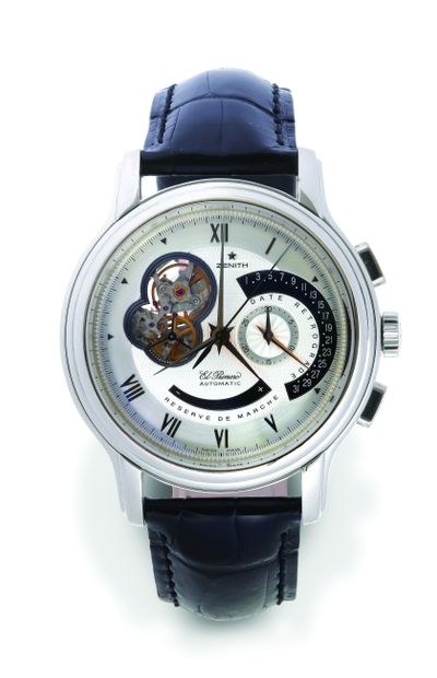 ZÉNITH El Priméro Open head - power reserve
Platinum chronograph watch with automatic...