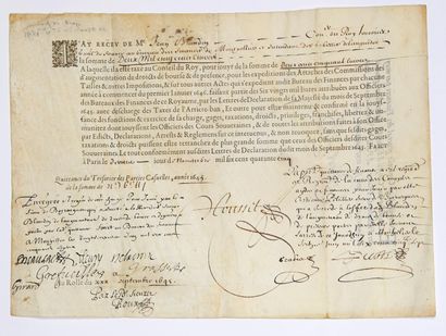 null COLBERT de VANDIÈRES (Noble Nicolas II) Reims 1590 - Paris 1661 - Banquier et...