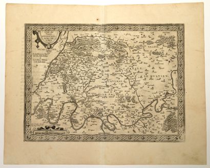 ILE DE FRANCE. Carte de 1598 ; « L’Isle de...