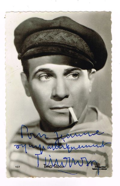 SHOW - Tino ROSSI (1907-1983, singer) / Postcard...