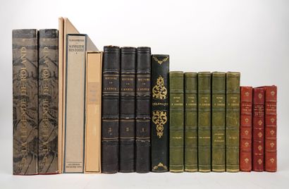 null DIVERS - Une caisse de livres XIXe et Xxe siècles. 