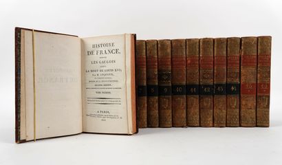 null ANQUETIL: Histoire de France depuis les gaulois jusqu'à la mort de louis XVI....