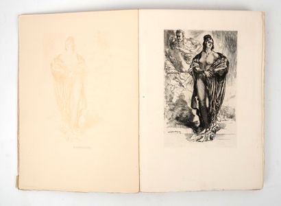 null BALZAC (H.de): La fille aux yeux d'or. Edition with 13 etchings by Lobel-Riche....
