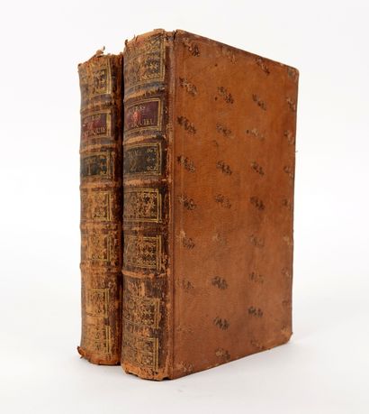 null MONTESQUIEU: Œuvres…Londres, Nourse, 1772. 2 vol. in-8 basane marbrée d'époque,...