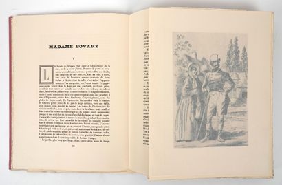 null FLAUBERT (G.): Madame Bovary, provincial mores. Javal et Bourdeaux, 1930. In-4...