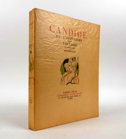 null VOLTAIRE: Candide ou l'optimiste. Gibert Jeune, 1933. 1 vol. in-4 paperback,...