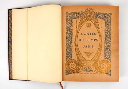 null Contes du temps Jadis. Piazza, 1912. In-4, green half-chagrin with corners,...