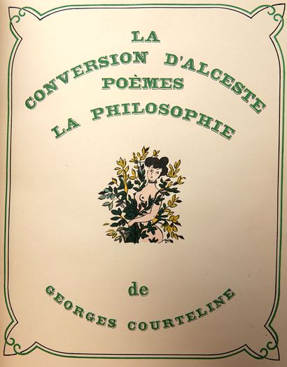 null COURTELINE (G.): Œuvres illustrées. Nouvelle Librairie de France, 1948. 10 vols....