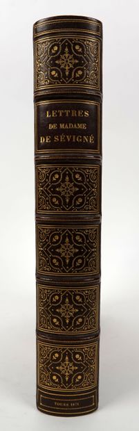 null SEVIGNE (Mme de): Lettres choisies. Tours, Mame et Fils, 1871. In-4 demi-maroquin...