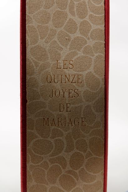 null GRADASSI - Les quinze joies du mariage. Monaco, Arts et Créations, 1955. In-8...
