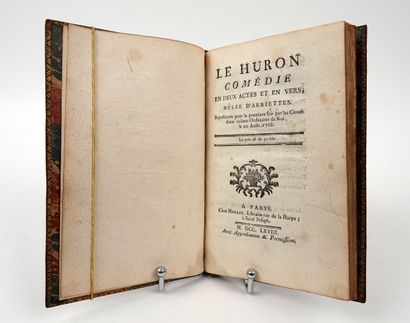 null GRETRY et MARMONTEL: Le Huron, comedy in two acts and verse mixed with ariettes....
